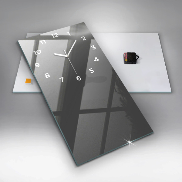 Vertikálne hodiny Farba šedá