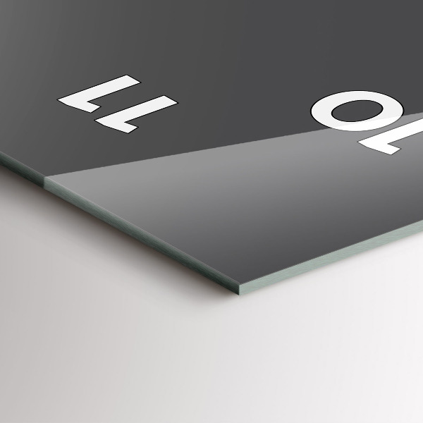 Vertikálne hodiny Farba šedá