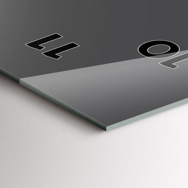 Vertikálne hodiny Farba šedá