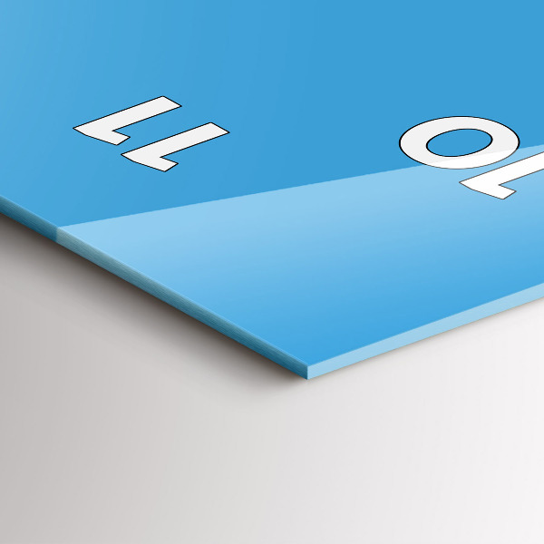 Vertikálne hodiny Farba modrá