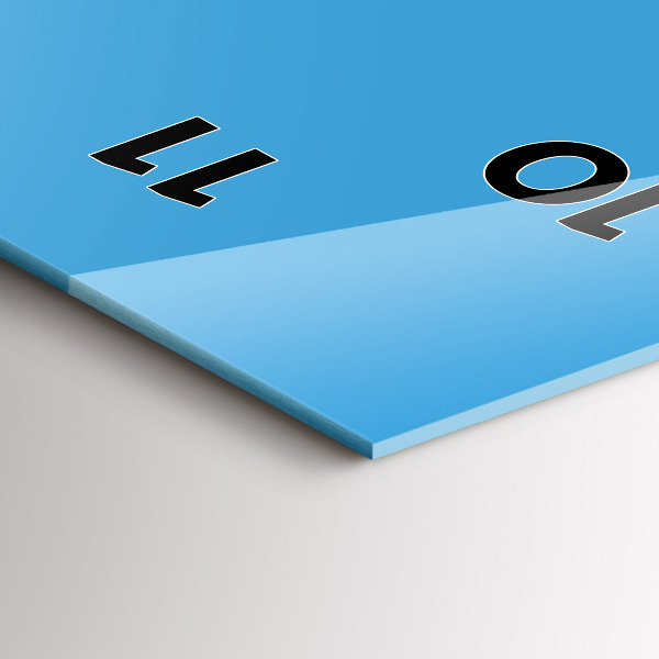 Vertikálne hodiny Farba modrá