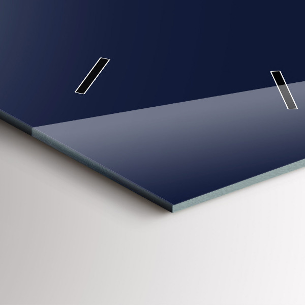 Vertikálne hodiny Tmavá námornícka modrá farba