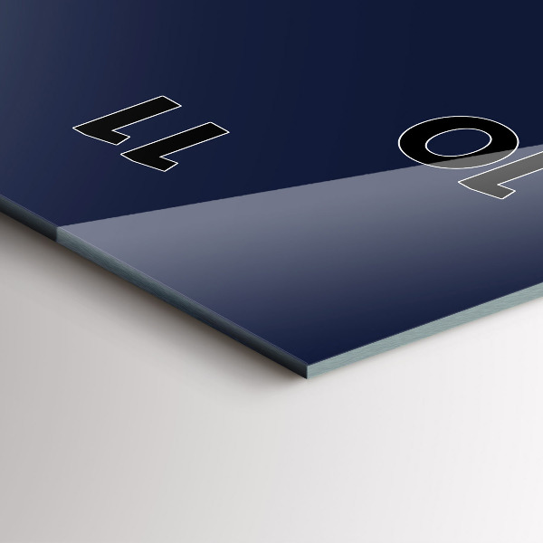 Vertikálne hodiny Tmavá námornícka modrá farba