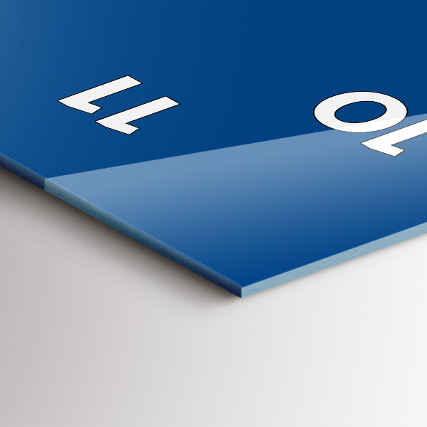 Vertikálne hodiny Farba modrá