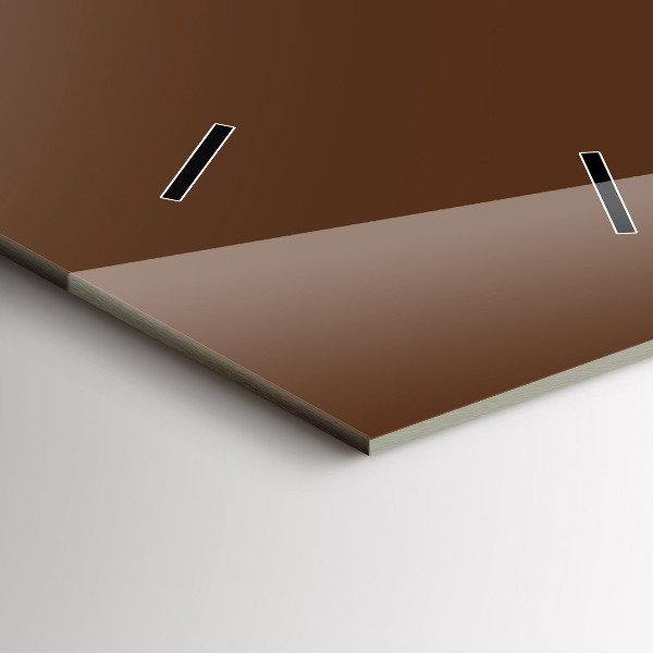 Vertikálne hodiny Hnedá farba