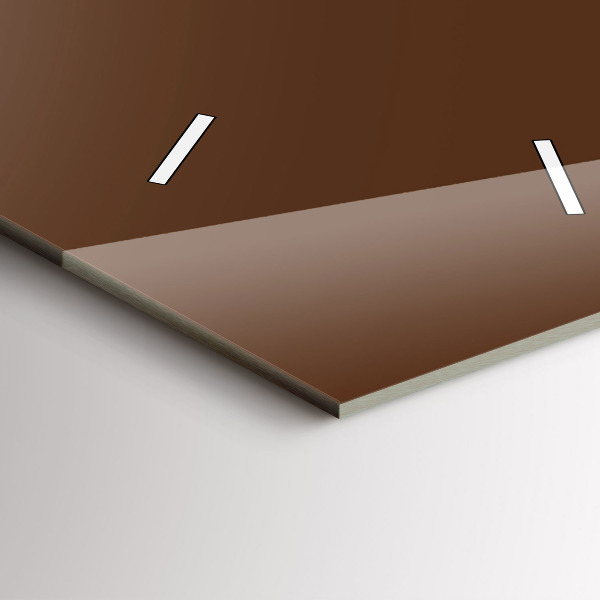 Vertikálne hodiny Hnedá farba