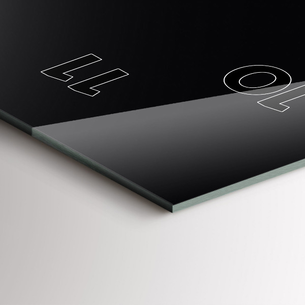 Vertikálne hodiny Farba: čierna