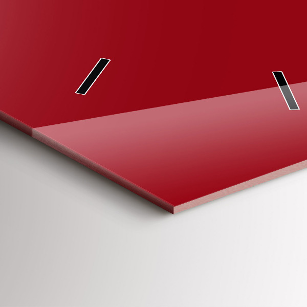 Vertikálne hodiny Farba červená