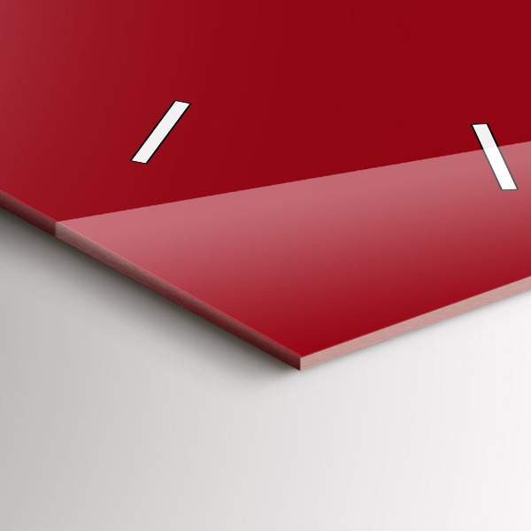 Vertikálne hodiny Farba červená