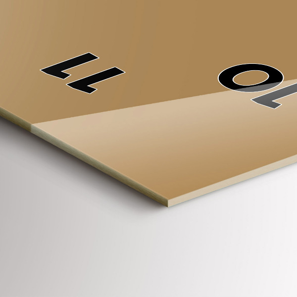 Vertikálne hodiny Tmavo béžová farba