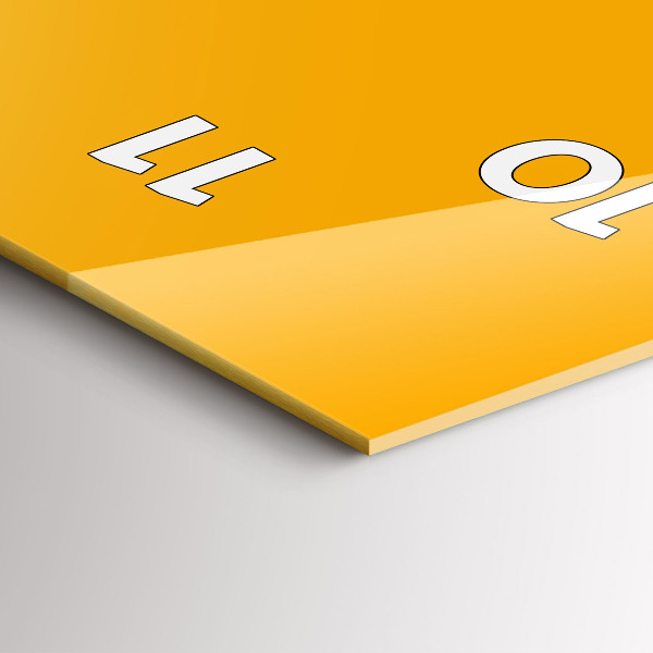 Vertikálne hodiny Farba: zlato-žltá