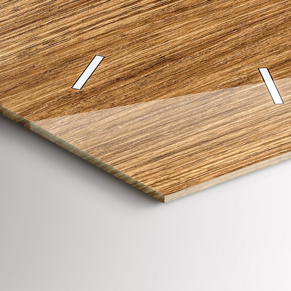 Vertikálne hodiny Svetlé drevo