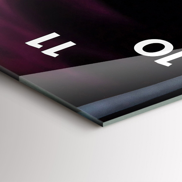 Vertikálne hodiny Červené víno