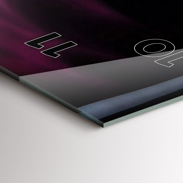 Vertikálne hodiny Červené víno