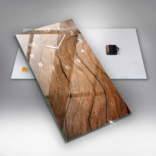 Vertikálne hodiny Staré drevo