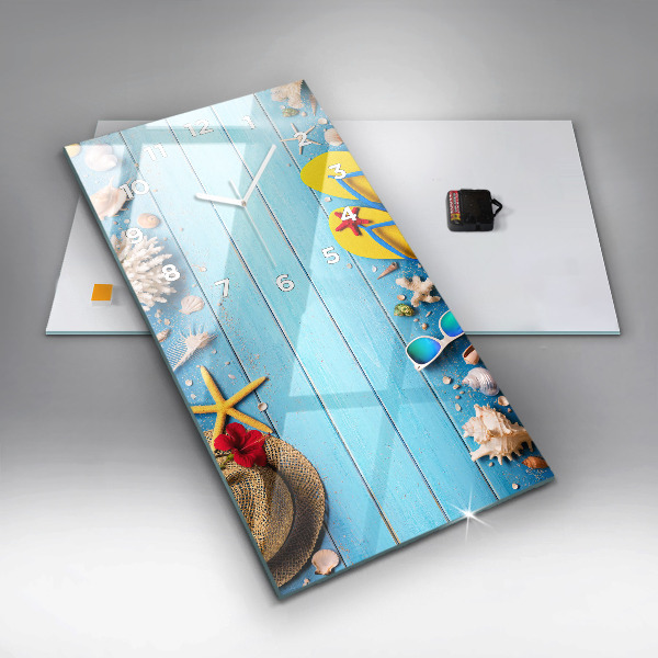 Vertikálne hodiny Plážové doplnky