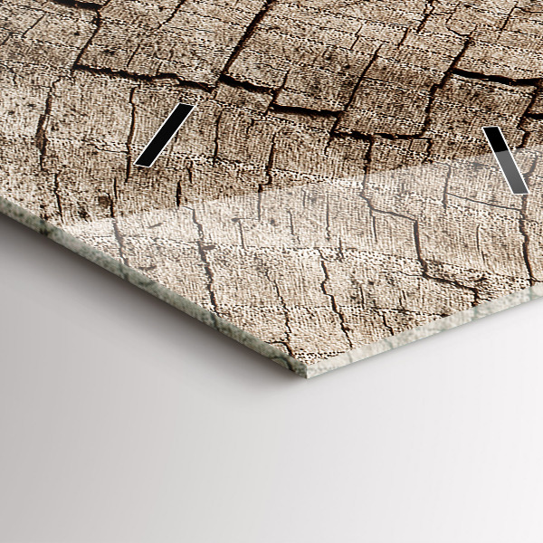 Vertikálne hodiny Starý drevený peň