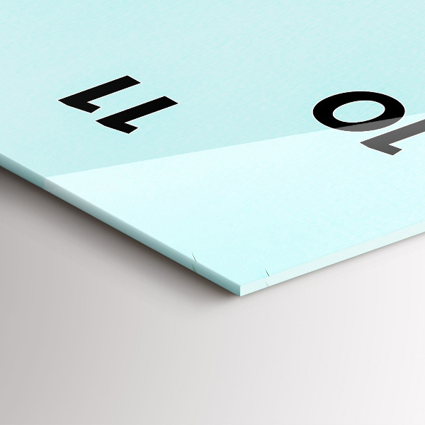 Vertikálne hodiny Zelené palmy