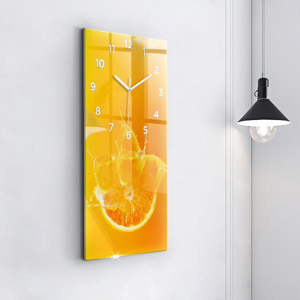 Vertikálne hodiny Oranžová