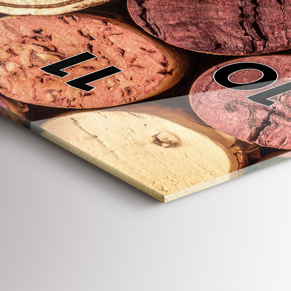 Vertikálne hodiny Zátky na víno