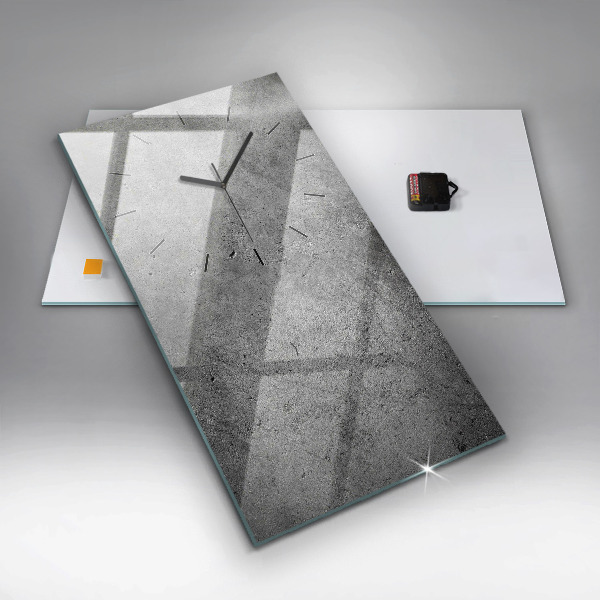 Vertikálne hodiny Priemyselná stena