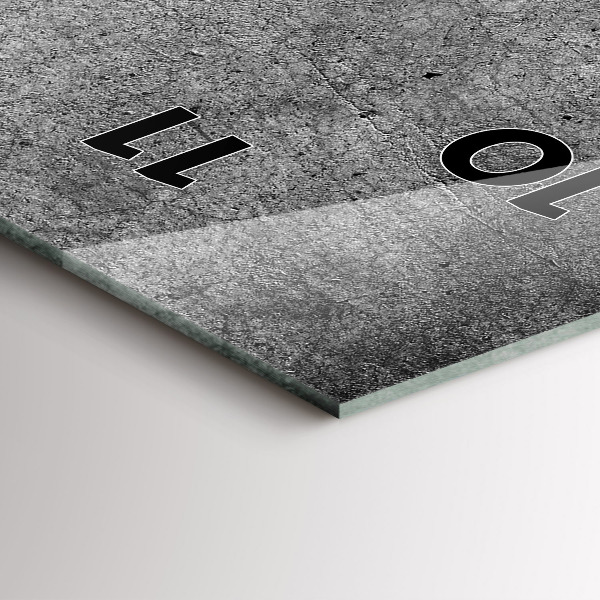 Vertikálne hodiny Priemyselná stena