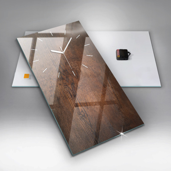 Vertikálne hodiny Staré drevo