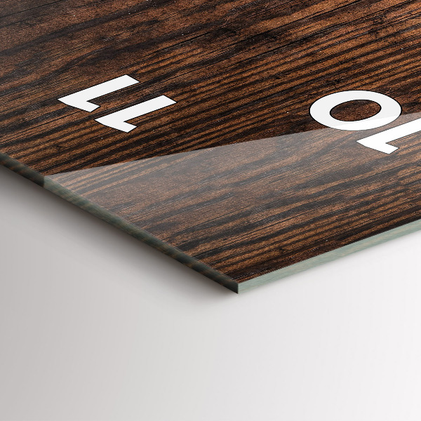 Vertikálne hodiny Staré drevo