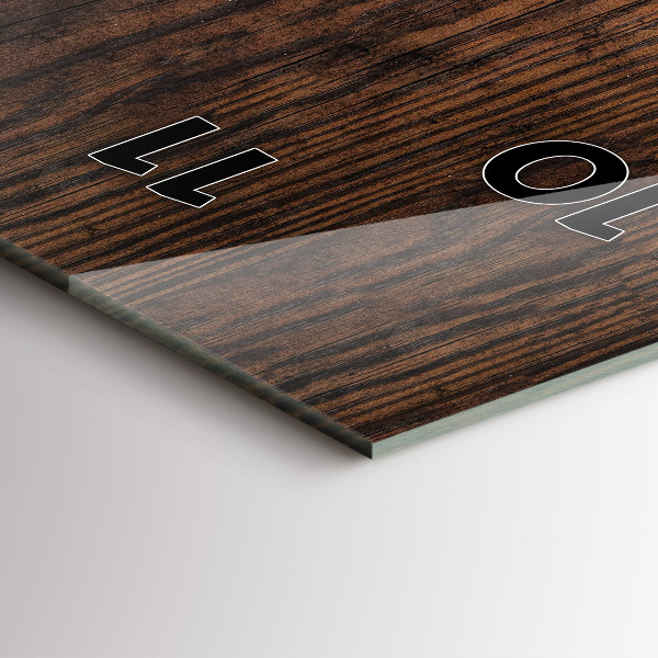 Vertikálne hodiny Staré drevo