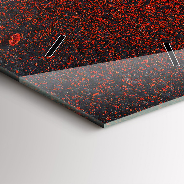 Vertikálne hodiny Korenie z červenej papriky