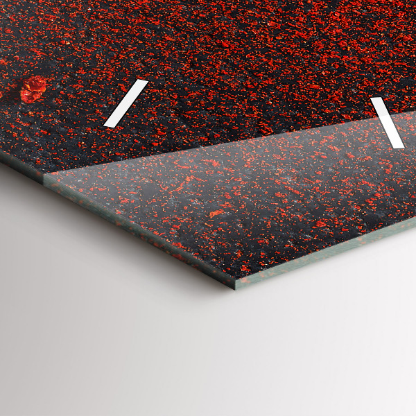 Vertikálne hodiny Korenie z červenej papriky