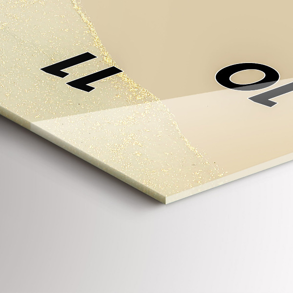 Vertikálne hodiny Farebná abstrakcia