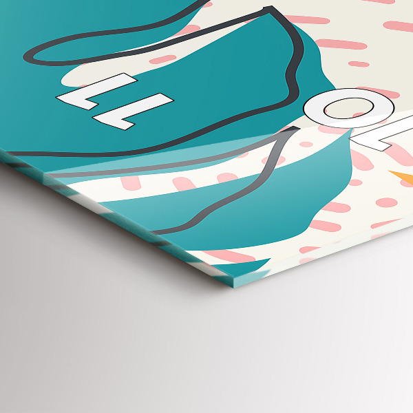 Vertikálne hodiny Havajské rastliny