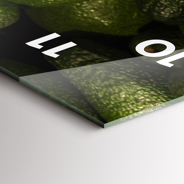 Vertikálne hodiny Avokádo