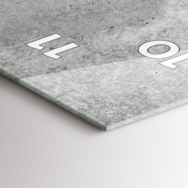 Vertikálne hodiny Surová stena