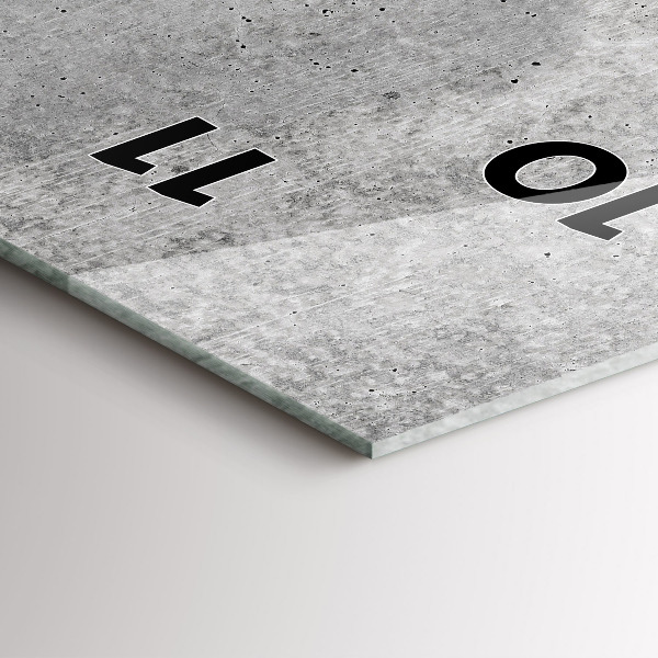 Vertikálne hodiny Surová stena