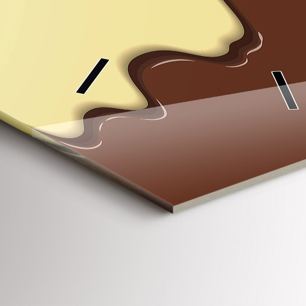 Vertikálne hodiny Vafle a zmrzlina