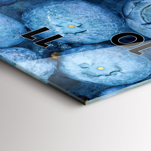 Vertikálne hodiny Čučoriedky a maliny