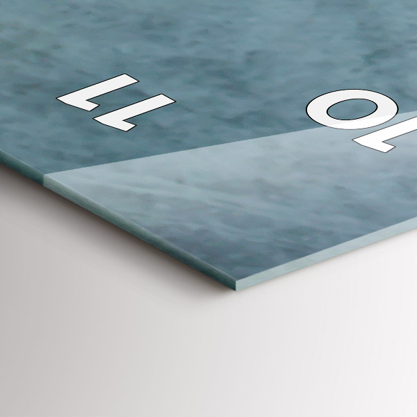 Vertikálne hodiny Šálka kávy