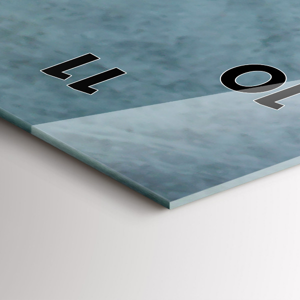 Vertikálne hodiny Šálka kávy