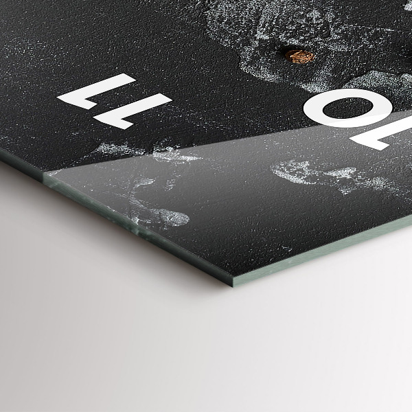 Vertikálne hodiny Korenie na pulte