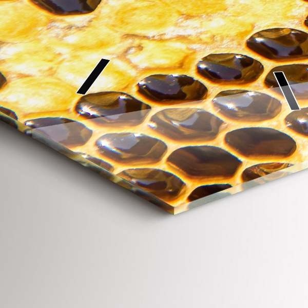 Vertikálne hodiny Honeycomb