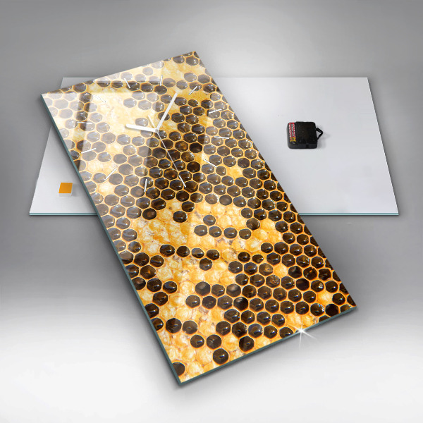 Vertikálne hodiny Honeycomb
