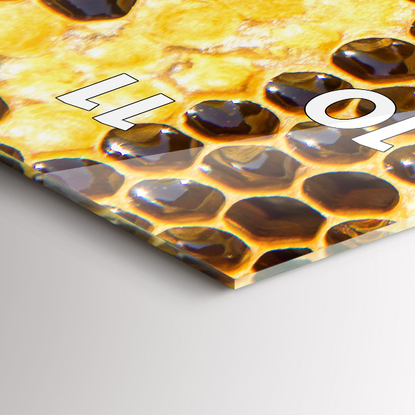 Vertikálne hodiny Honeycomb