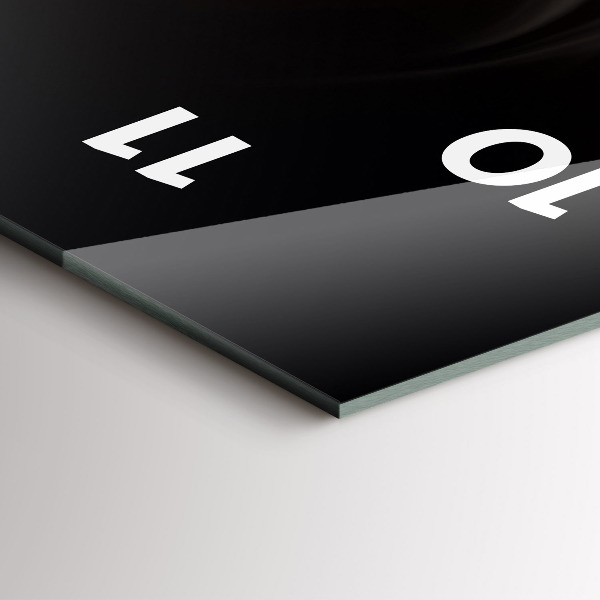 Vertikálne hodiny Šálka kávy