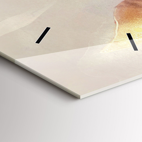 Vertikálne hodiny Abstraktné boho listy