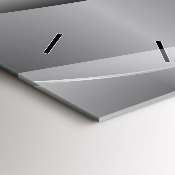 Vertikálne hodiny Strieborná abstrakcia