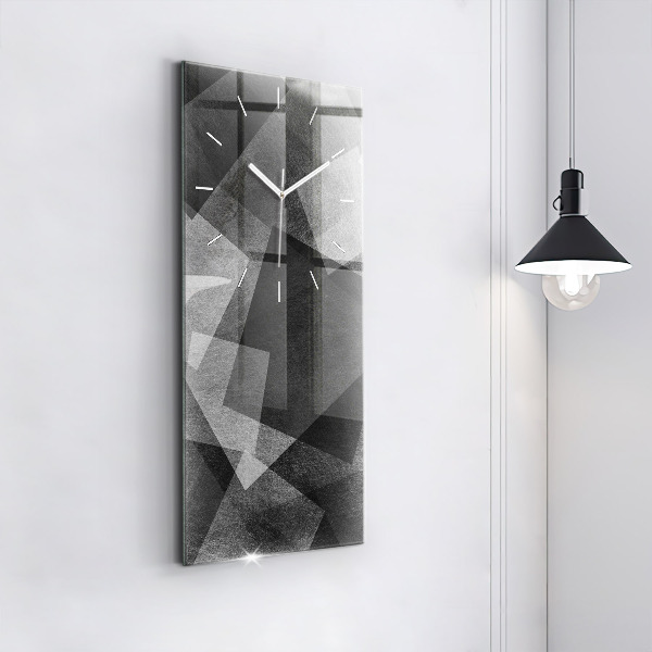 Vertikálne hodiny Geometrická abstrakcia