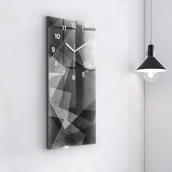 Vertikálne hodiny Geometrická abstrakcia