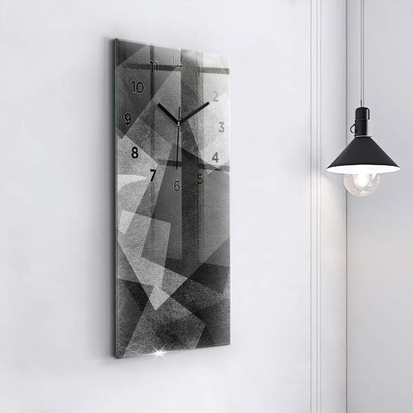 Vertikálne hodiny Geometrická abstrakcia